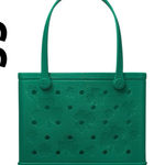 BOGG Green Baby Tote Bag in Lucky You pattern Photo 0