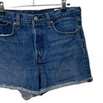 Levi's Levi’s White Oak High Rise Denim Shorts Button Fly Women’s Size 30 Vintage Photo 3