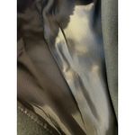 Acne Studios Dark Green Wool Blend Coat Fur Collar Button Front Size 36/4-6 Photo 5