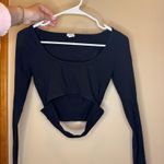 Garage  Long Sleeve Top Black Photo 0