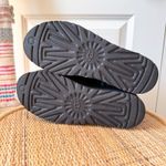 UGG  Classic Ultra Mini Braid Platform Black Suede Boho Winter Boots Women’s 11 Photo 8