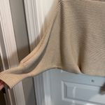 Lush Clothing Lush Ribbed Beige Women's Sweater size L Photo 6