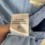 Sachin & Babi Blue Eyelet Maxi Dress Size 10 Puff Sleeve Belted Wedding Feminine Photo 11