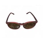 Goodr "I'm Wearing Burgundy?" Sunglasses Matte Burgundy Round Lens UV Protection Red Photo 3