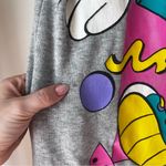 Disney Vintage 80s Mickey Mouse Longsleeve Sweatshirt Dress Nightgown S Photo 2