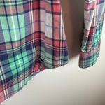 Vineyard Vines  Womens Multicolor Plaid‎ Flannel Button Down Shirt Sz 0 Preppy Photo 2
