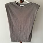 Babaton Aritzia  Shoulder Pad Tank - Grey Photo 0