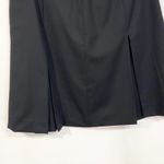 Brooks Brothers  Size 6P Wool Mini Skirt Pleated Career Solid Black Petite 986‎ Photo 2