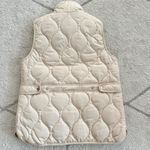 J.Crew Off-White Quilted Puffer Vest Lightweight Water Repellent Sz Small Photo 2