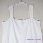 Eloquii New! white square neck sleevless dress side slit, plus size 28 Photo 2