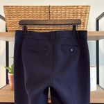 Talbots  Mid-Rise Hampshire Ankle Navy Woven Career Dress Pant Trouser, 8P Photo 4