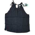 Tentree  Delta Halter Style Tank Black Tencel Sleeveless Top‎ sz Large NWT Photo 1