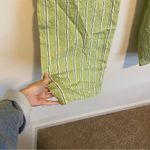 ZARA NWT Green Striped Pants and Top Set size Medium Photo 6