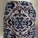 Joe Fresh  • Patterned Navy White Mini Skirt Photo 3