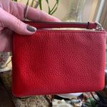 Coach LIMITED ED❤️Authentic Pebbled leather zip wristlet with Aries print Photo 4