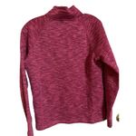 Tek Gear Womens 1/4 Zip Pullover Fleece Jacket Pink Space Dye Long Sleeve M Photo 5