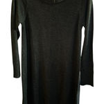 Eileen Fisher Gray Italian Fabric Long Sleeve Dress - Womens Size S/P Photo 0
