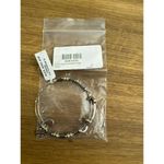 ALEX AND ANI Anchors Away Expandable Bangle Bracelet Silver Nautical Beaded New Photo 1
