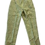 SilkLand Pure Silk Dress Pants Green Size 8 Photo 0
