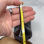 Chloé NEW Chloe Eva Leather Suede Scalloped Pounted Toe Backless Mule Heels Gray 36.5 Photo 13