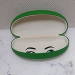 Kate Spade Apple Green  Domed Sunglasses Case With Cloth Photo 4