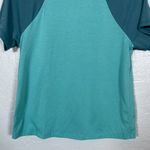 Title Nine  Women S Blue Notton Raglan Short Sleeve Shirt Quick Drying Athleisure Photo 1