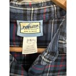 Pendleton Vintage  Flannel Shirt Size L Plaid Button Up 100% Cotton Made In USA Photo 3