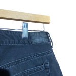 American Eagle  Black High Rise Buttom Up Distressed Mini Skirt Size‎ 12 Photo 3