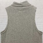 Feel The Piece Oatmeal Sleeveless Turtleneck M/L – Soft Ribbed Tencel Knit Tan Size undefined Photo 6