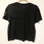 True Religion  Size Large Womens Logo Horse Shoe Black Tee Crewneck T-shirt Photo 3