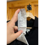 New Maison Margiela Black Short Sleeve Cotton Polo Shirt Made in Italy XS Photo 5