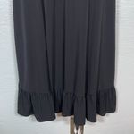 Torrid  Women Plus Size 2 Black A-line Midi Wrap Dress Stretch Short Sleeve Photo 6