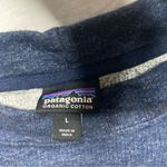 Patagonia Mount Sterling Organic Cotton Crewneck Pullover Size Large Navy Blue Photo 3