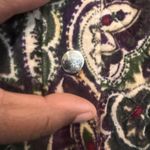 Charter Club Charter‎ Club Women's Large Relaxed Purple/ Brown  Velour Paisley Vest Photo 3