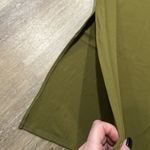 NWOT olive green ribbed maxi skirt with slip in the side Photo 1