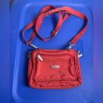 Baggallini Small  triple zip‎ Red Crossbody Photo 2