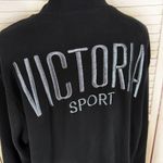 Victoria's Secret Victoria’s Secret Sport Embroidered Back Full Zip Sweatshirt Jacket Black Large Photo 5