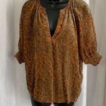 BB Dakota VELVET PEASANT TOP Sz: M Photo 0