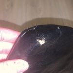 Antique vintage black Italian leather clutch Photo 4