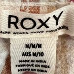 Roxy  Striped Straight Leg Palazzo Pants Drawstring Beach Vacation Size Medium Photo 5