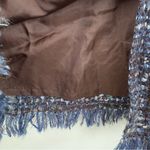 Lafayette 148 New York Tweed Pencil Skirt Blue/Black/White Women's Size 2 Blue Photo 3