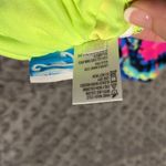 California Waves  medium womens rainbow flounced padded bikini top multicolor NWT Photo 5