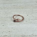 Source Unknown Dainty Copper Tone Arrow Shaped Wrap Ring Bohemian Jewelry Size 5 - 5.5 NWOT Photo 3