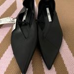 ZARA Basic Leather Ballet Shoes Photo 4