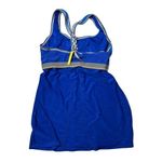 Lole  Love Tank Top UPF 50+ Blue Sleeveless Back Braid Yoga LARGE Activewear Photo 7