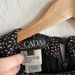 Escada by Margaret Ley Wool Vintage 80s Drop Waist Pleated Dress Black Size 10 Photo 4