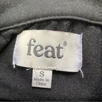 feat Women’s Half Zip Pullover Longsleeve Shirt High Neck in Black Size S Photo 9