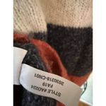 Madewell  S Striped Baxter Tunic Sweater Oversized Alpaca Blend Knit Crewneck Photo 6