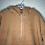 Fabletics  Lotta Teddy Quarter Zip Pullover Hooded Sweater Photo 2
