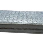 Bottega Veneta  Intrecciato Nappa Leather Zip Around Wallet Light Blue/Gray Photo 5